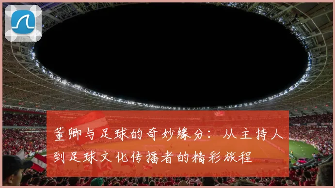 董卿与足球的奇妙缘分：从主持人到足球文化传播者的精彩旅程